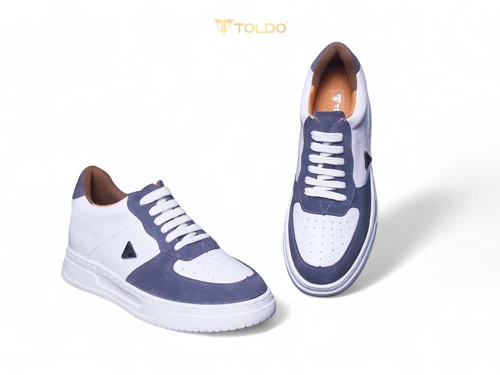 Giày cao nam 8cm siêu nhẹ da thật 13